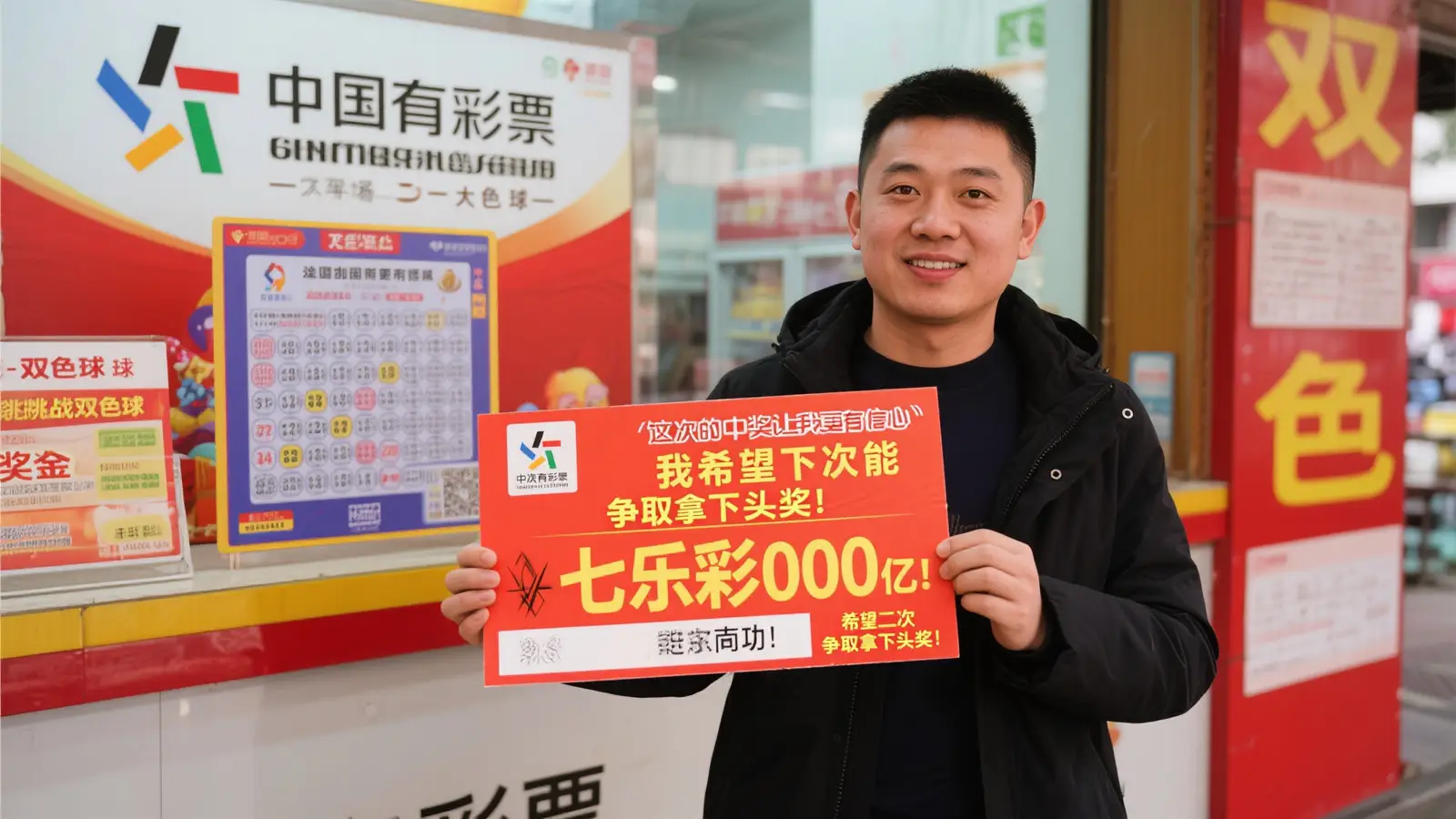 男子凭旧票复打喜中七乐彩196万 期待再擒双色球大奖