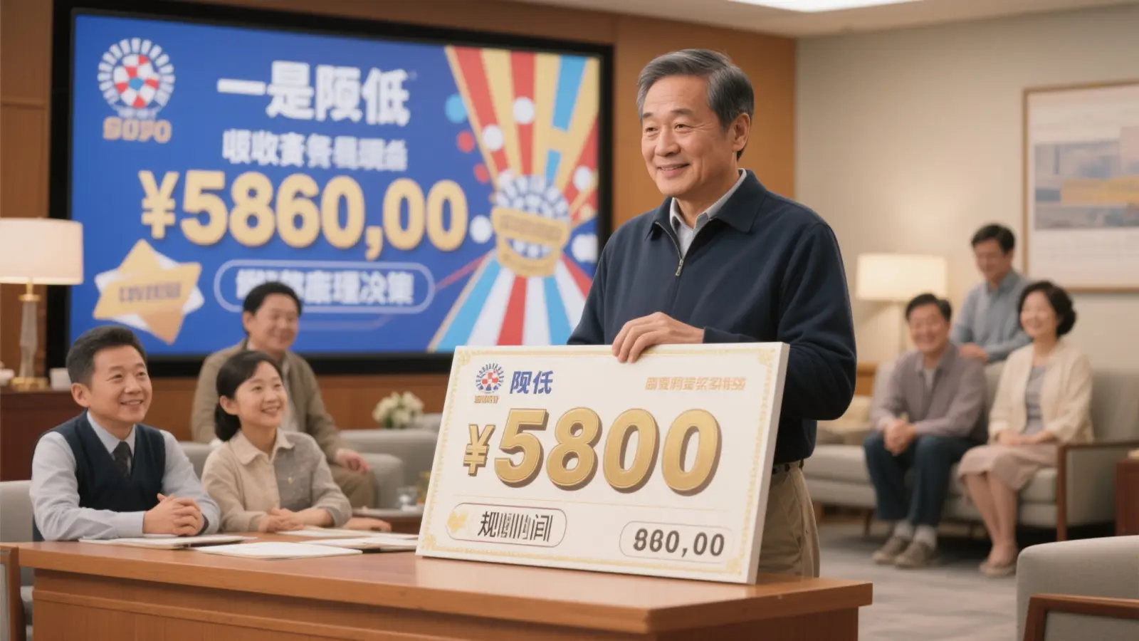福彩2.45亿大奖得主悄然现身 兑奖时从容不迫
