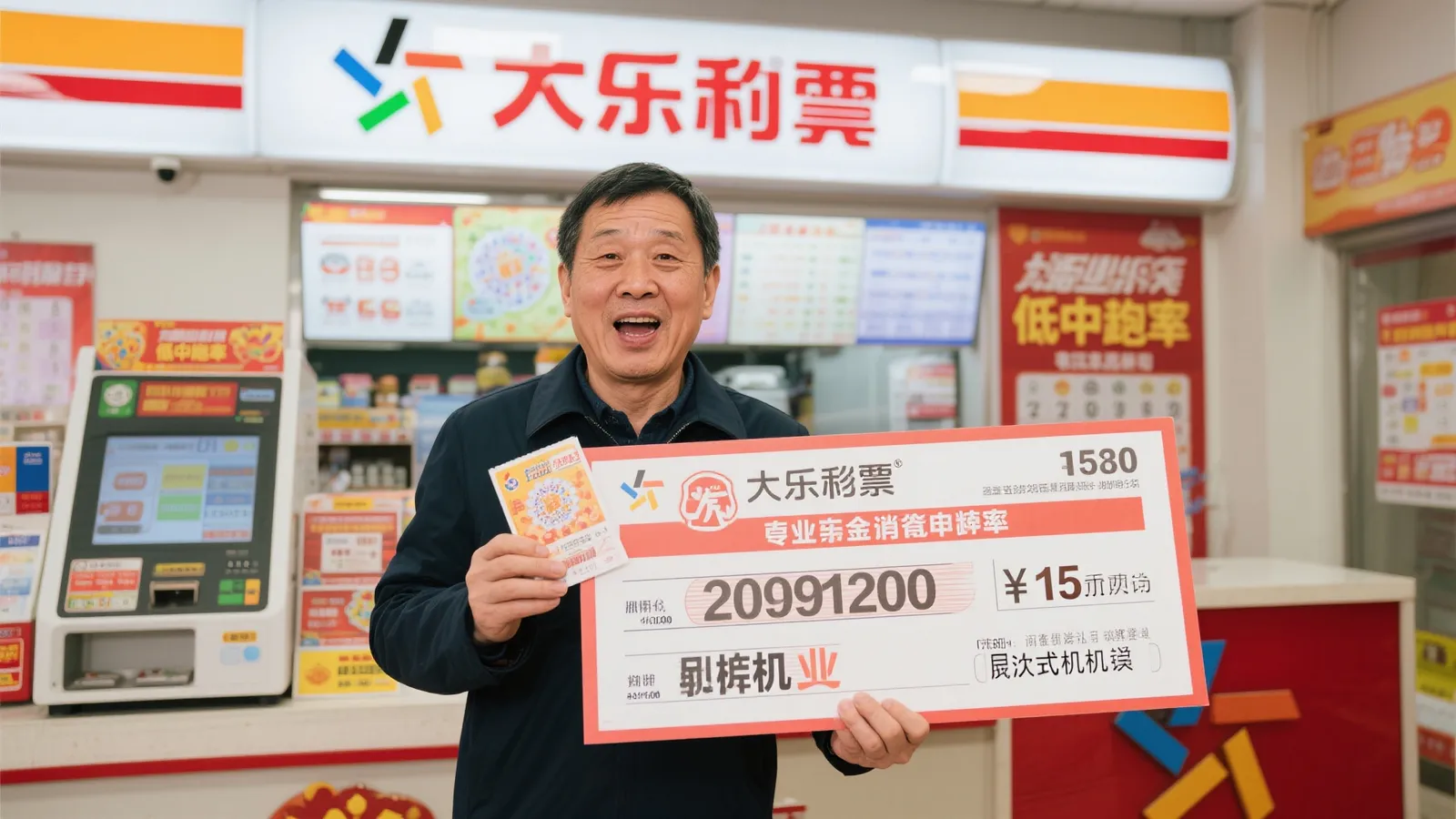 大乐透890万幸运儿现身领奖 全程实录兑奖精彩瞬间-图
