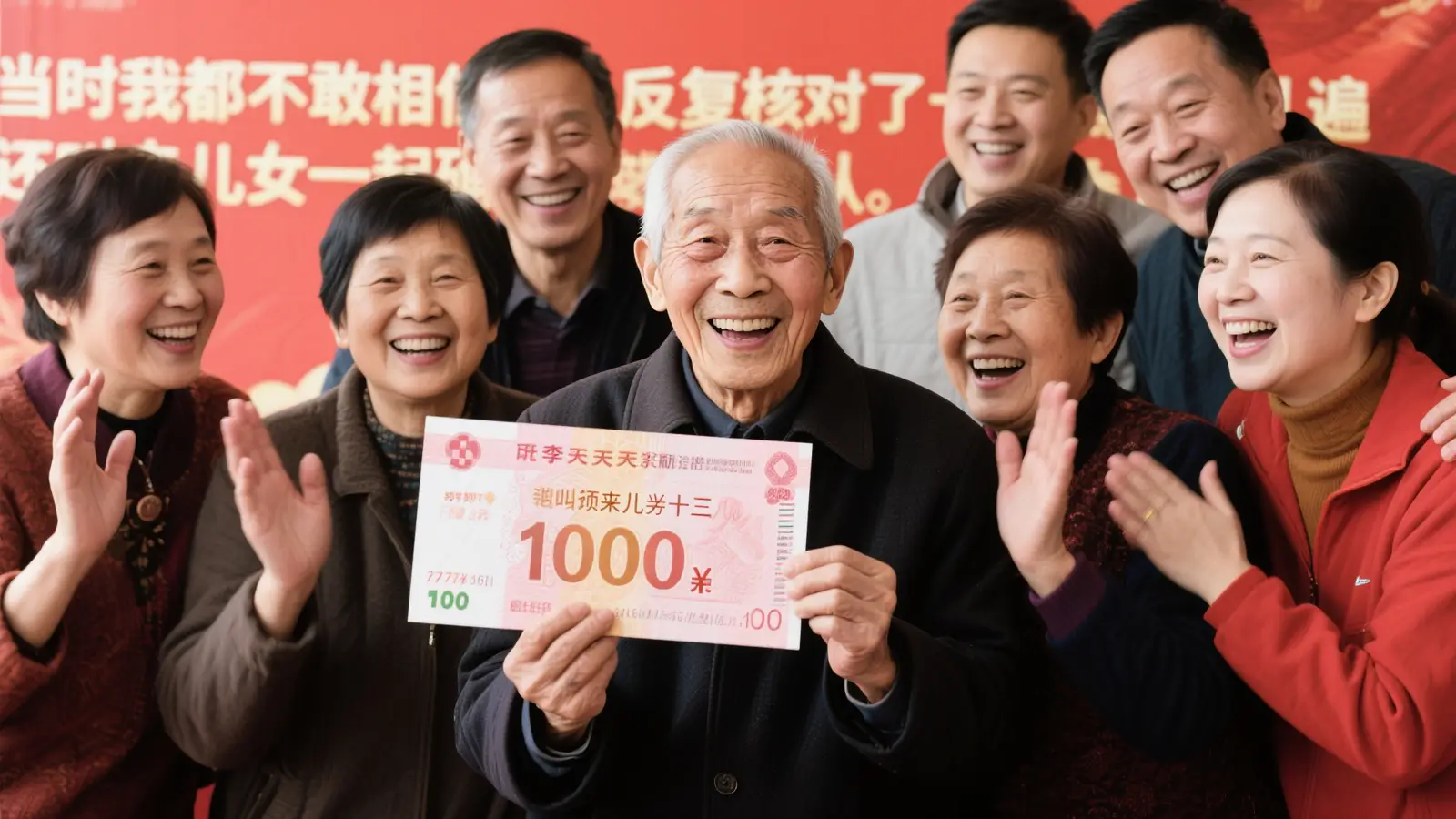 七旬老者坚持购彩20载终获1025万福彩大奖，助力晚年幸福生活